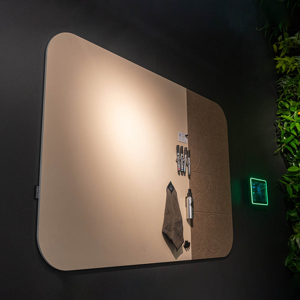 Chameleon - Curve Combi - 98x146 cm - Ceramic Steel - Satin Almond – Bild 2