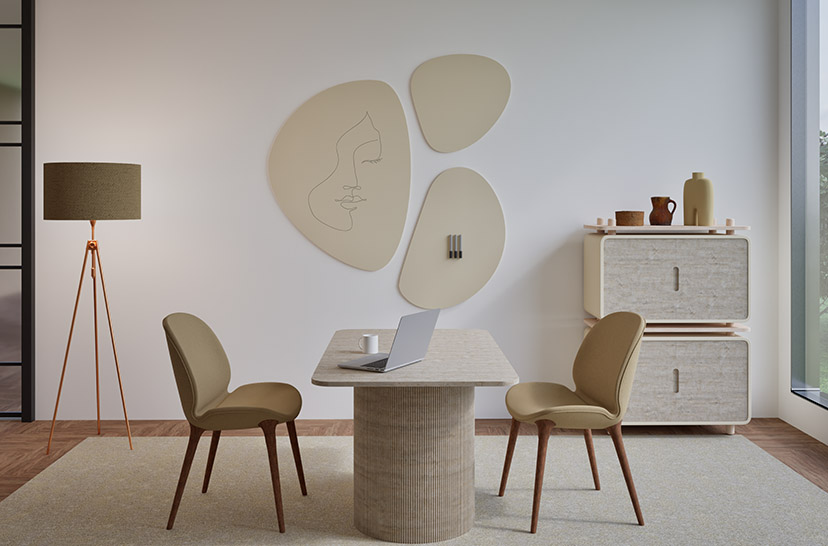 Chameleon Pebbles, Whiteboard, Whiteboard, Trockenlöschtafel, Großes Whiteboard für die Wand, Randloses Whiteboard