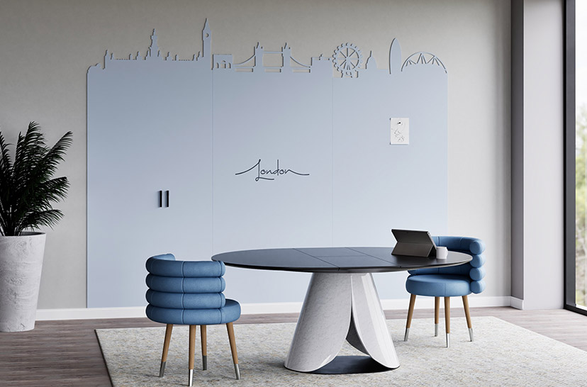 Maatwerk whiteboard muren