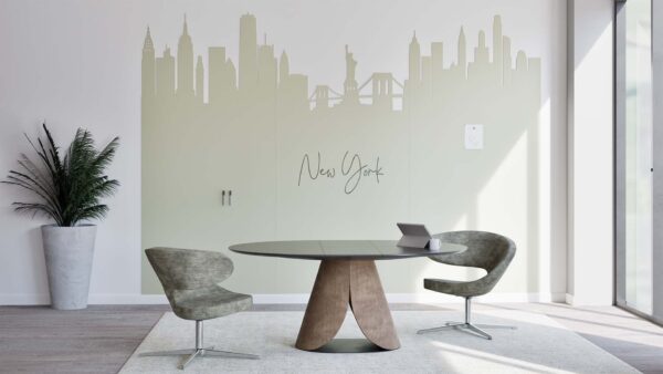 SatinTones whiteboards combineren een zachte uitstraling met krasbestendig keramisch staal voor een stijlvolle werkomgeving.