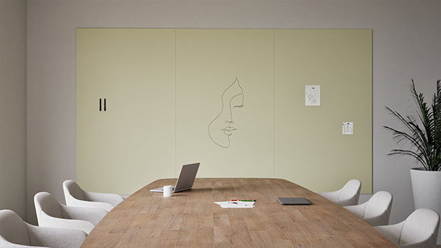 Chameleon Sharp Wall, Whiteboard Wall, Large Whiteboard, Whiteboard, Dry Erase Board, Large Whiteboard for Wall, Frameless Whiteboard