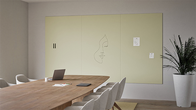 Chameleon Sharp Wall, Whiteboards, Whiteboard, Droog uitwisbaar bord, Groot whiteboard voor de muur, Randloos whiteboard