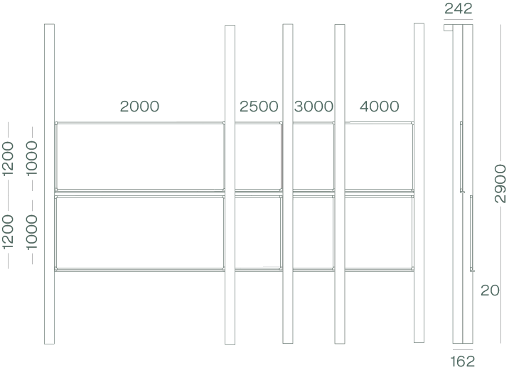 dubbel kolombord, dubbele whiteboard schuifwand, whiteboard met twee panelen, whiteboard railsysteem, schuifbaar schoolbord, kolombord onderwijs, whiteboard met verplaatsbare panelen, dubbele schuifborden, kolomborden klaslokaal, presentatiewand met schuifpanelen, Chameleon dubbel kolombord, railsysteem whiteboard onderwijs, height adjustable whiteboard, whiteboard met hoogteverstelling, dubbele schoolborden wand, whiteboard voor intensief gebruik onderwijs