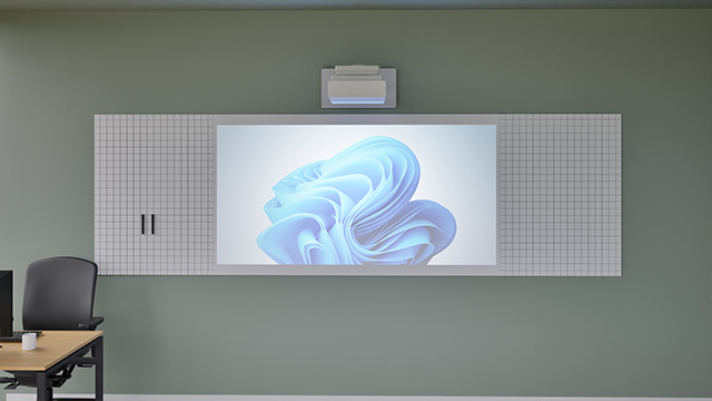 hybrides Whiteboard, hybrid projection wall whiteboard, Whiteboard mit Projektor, Whiteboard für Bildung, mattes Whiteboard, Whiteboard Wand, nahtloses Whiteboard, interaktives Whiteboard, Projektionswand, pädagogisches Whiteboard