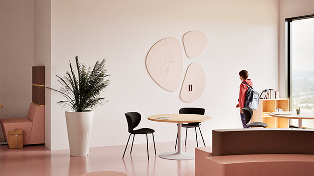 organic whiteboard, Pebbles whiteboard, whiteboard for education, scratch resistant whiteboard, magnetic whiteboard, whiteboard with SatinTones, coloured whiteboard, durable whiteboard, school whiteboard, ceramic steel whiteboard