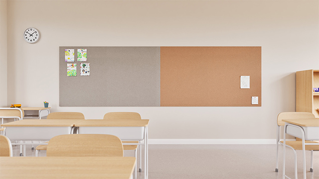 pinboards education, self-healing bulletin board, durable school pinboard, classroom pinboards, Chameleon pinboards, educational bulletin boards, wear-resistant pinboards, functional classroom boards