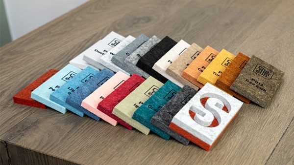 akoestische chameleon samples 9 mm pet vilt