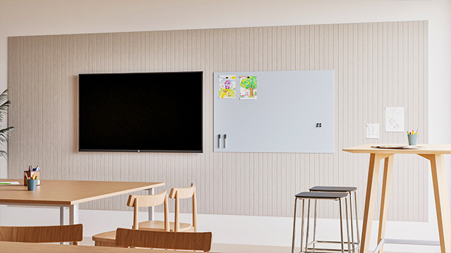 panneau acoustique école, acoustique salle de classe, feutre PET acoustique, panneau acoustique durable, solution acoustique éducation