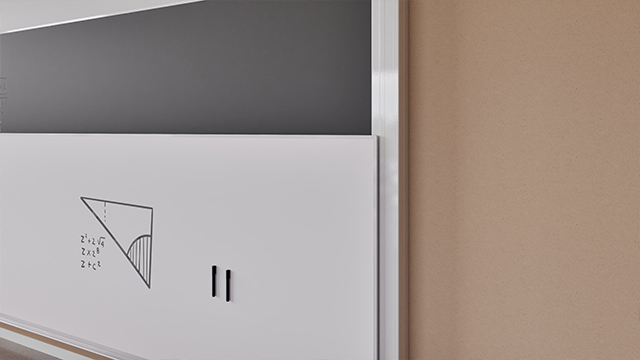 tableau à colonne double, tableau blanc réglable en hauteur, tableau interactif école, tableau coulissant éducation, tableau à colonnes Chameleon, tableau double face, tableau magnétique en acier émaillé, tableau mural éducatif