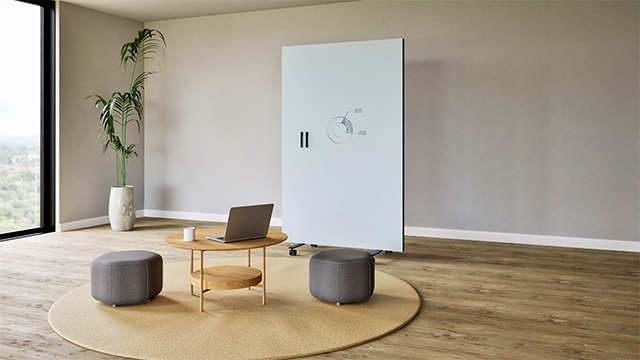 chameleon, Whiteboard op wielen, Verrijdbaar whiteboard, Whiteboard verrijdbaar, Whiteboard op standaard, Harmonica WorkWall
